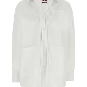 White poplin shirt