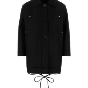 Black gabardine jacket