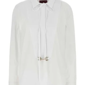 White poplin shirt