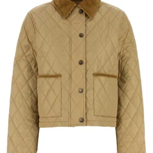 Beige nylon jacket