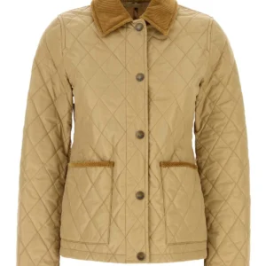 Beige nylon jacket