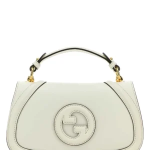 Ivory leather Gucci Blondie handbag