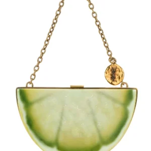 Multicolor resin mini Limone clutch