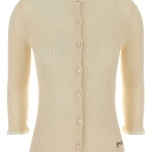 Cream cotton cardigan