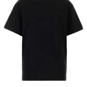 Black cotton t-shirt