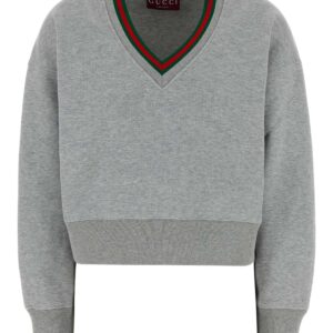 Grey cotton blend sweatshirt