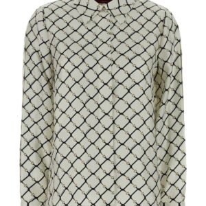 Printed silk shirt