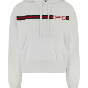 White cotton sweatshirt