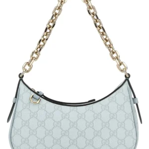 Printed canvas GG Emblem shoulder bag