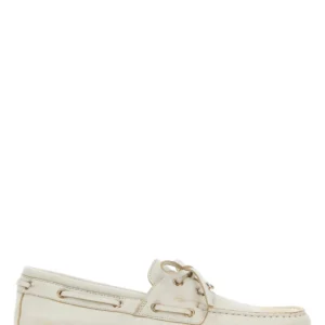 Camel leather loafers