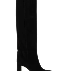 Black suede Caly boots