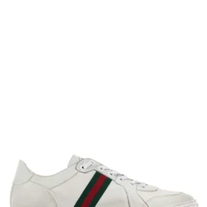 White leather Stretch sneakers