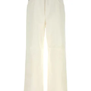 White denim jeans