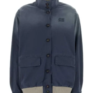 Navy blue twill jacket