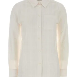 Embroidered cotton shirt