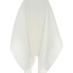 White polyester skirt