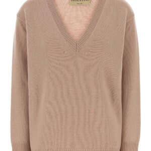 Powder pink cashmere oversize sweater