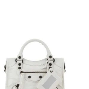White leather mini Le City handbag