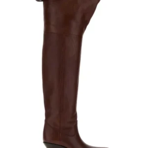 Chocolate leather Azelan boots