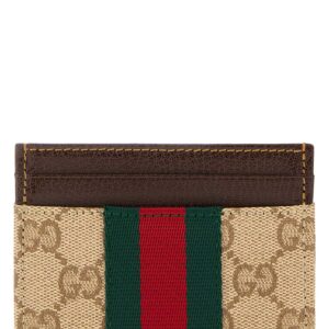 GG canvas card holder