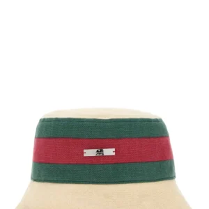 Sand canvas bucket hat