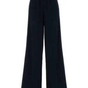 Navy blue jersey joggers