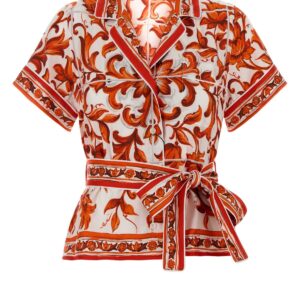 Printed twill shirt