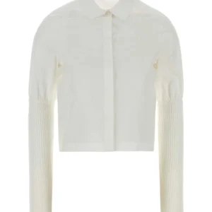 White poplin shirt