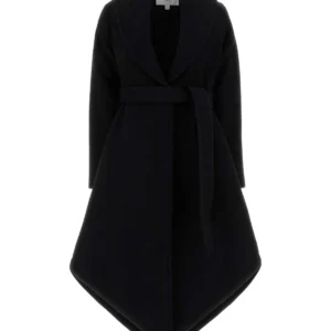 Black wool coat