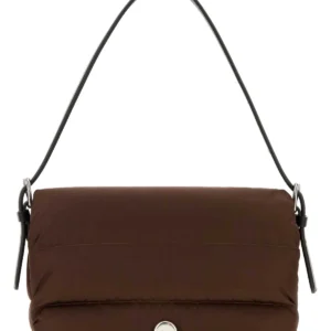 Brown nylon Caradoc shoulder bag
