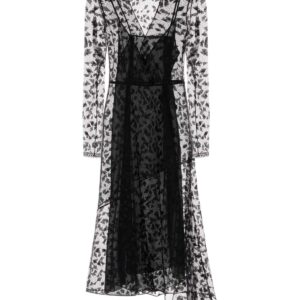 Black lace dress