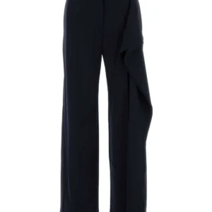 Midnight blue wool pant