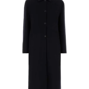 Black cashmere coat