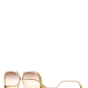Yellow acetate sunglasses