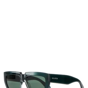 Dark green acetate sunglasses