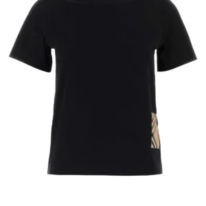 Black cotton t-shirt