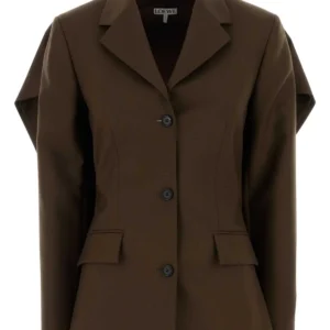 Brown wool blazer