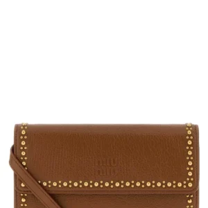 Camel leather wallet