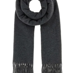 Dark grey cashmere scarf