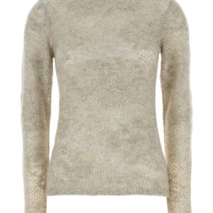 Sand stretch crochet sweater