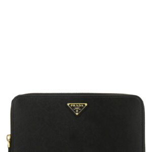 Black leather wallet