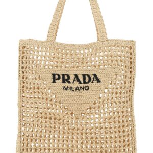 Raffia shopping bag