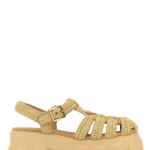 Raffia Monolith sandals