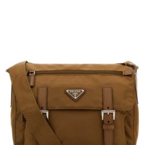 Camel Re-Nylon crossbody bag