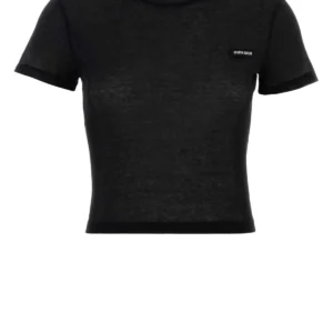 Black cotton t-shirt
