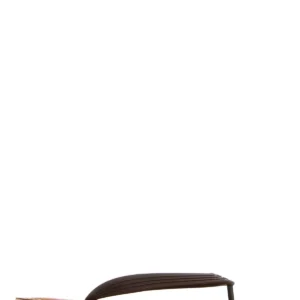 Brown rubber thong slippers