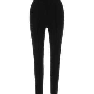 Black viscose blend leggings