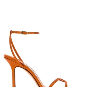 Orange satin 1998 Leo 100 sandals
