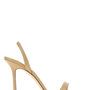 Beige nappa leather Jenn sandals