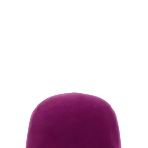 Purple twill baseball cap